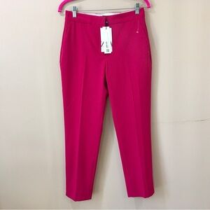 Zara ankle Dress Pants trouser pink hi rise size 4 Womens new